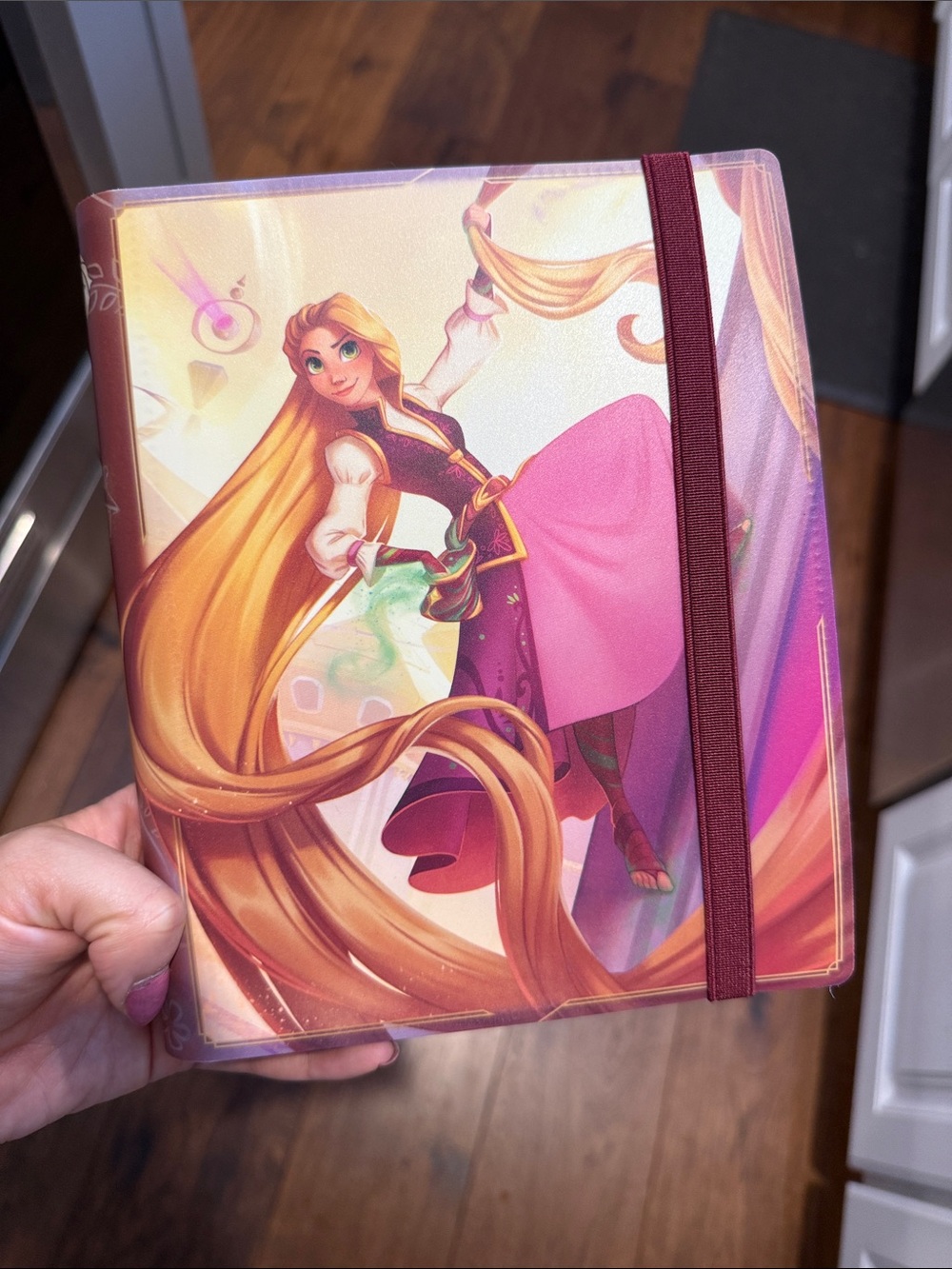 Disney Lorcana Rapunzel Theme Binder Card Portfolio - Holds 80 Cards - New